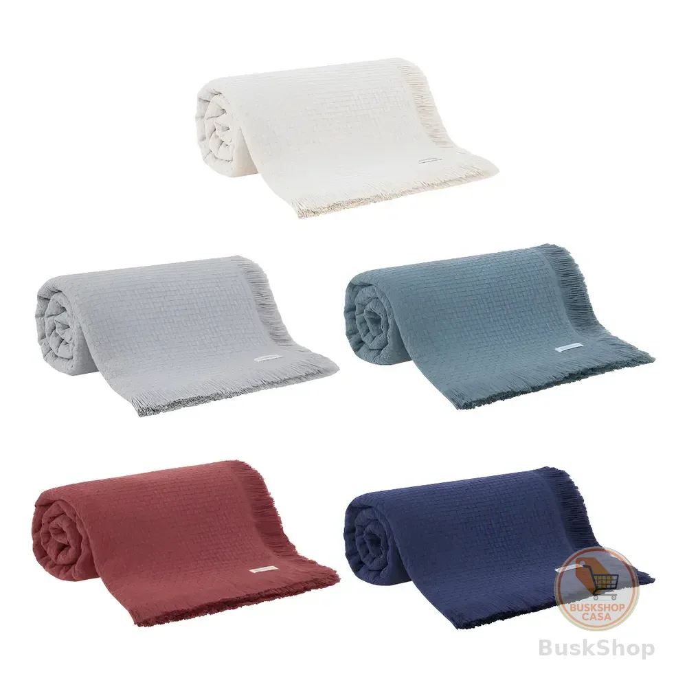 Colcha King Buddemeyer In Design 100% Algodão Bege 1436 - Bege Liso