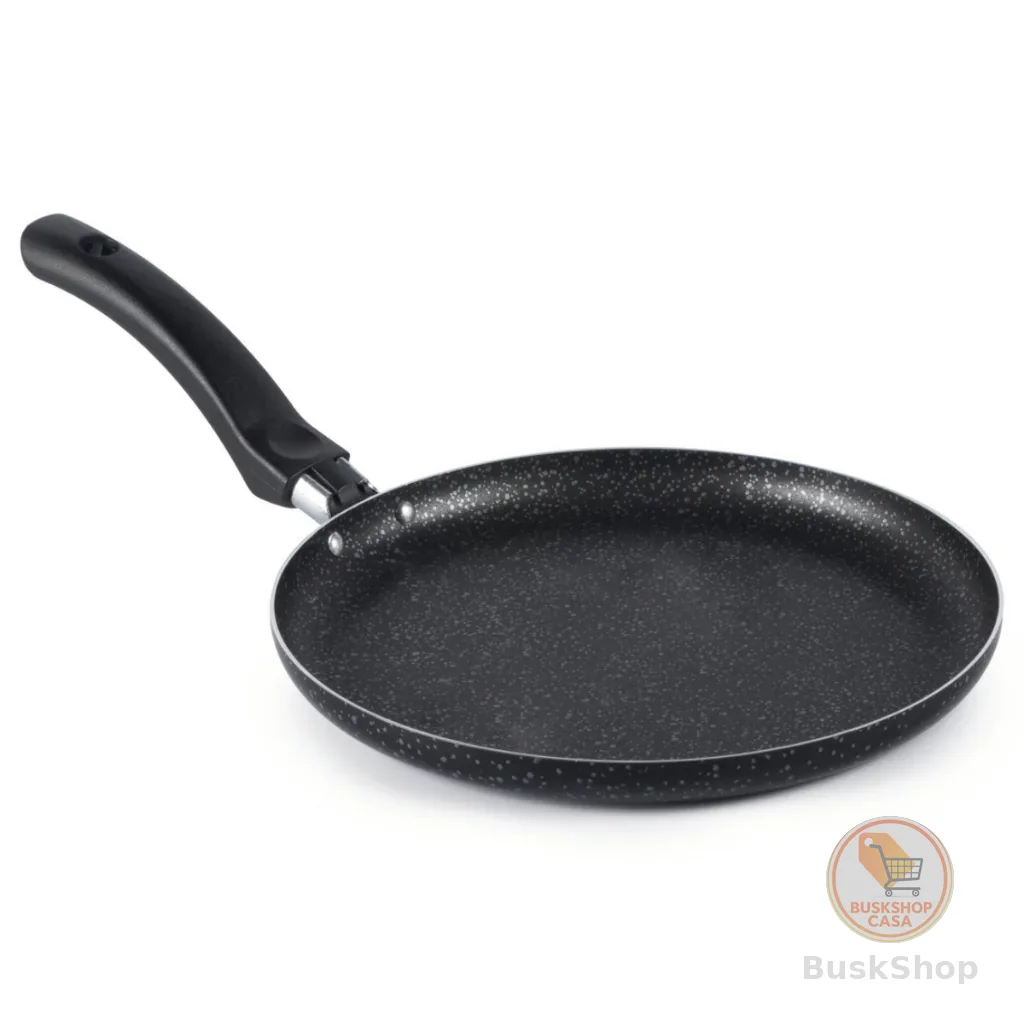 Frigideira Panquequeira Antiaderente 24Cm Preto Nacional