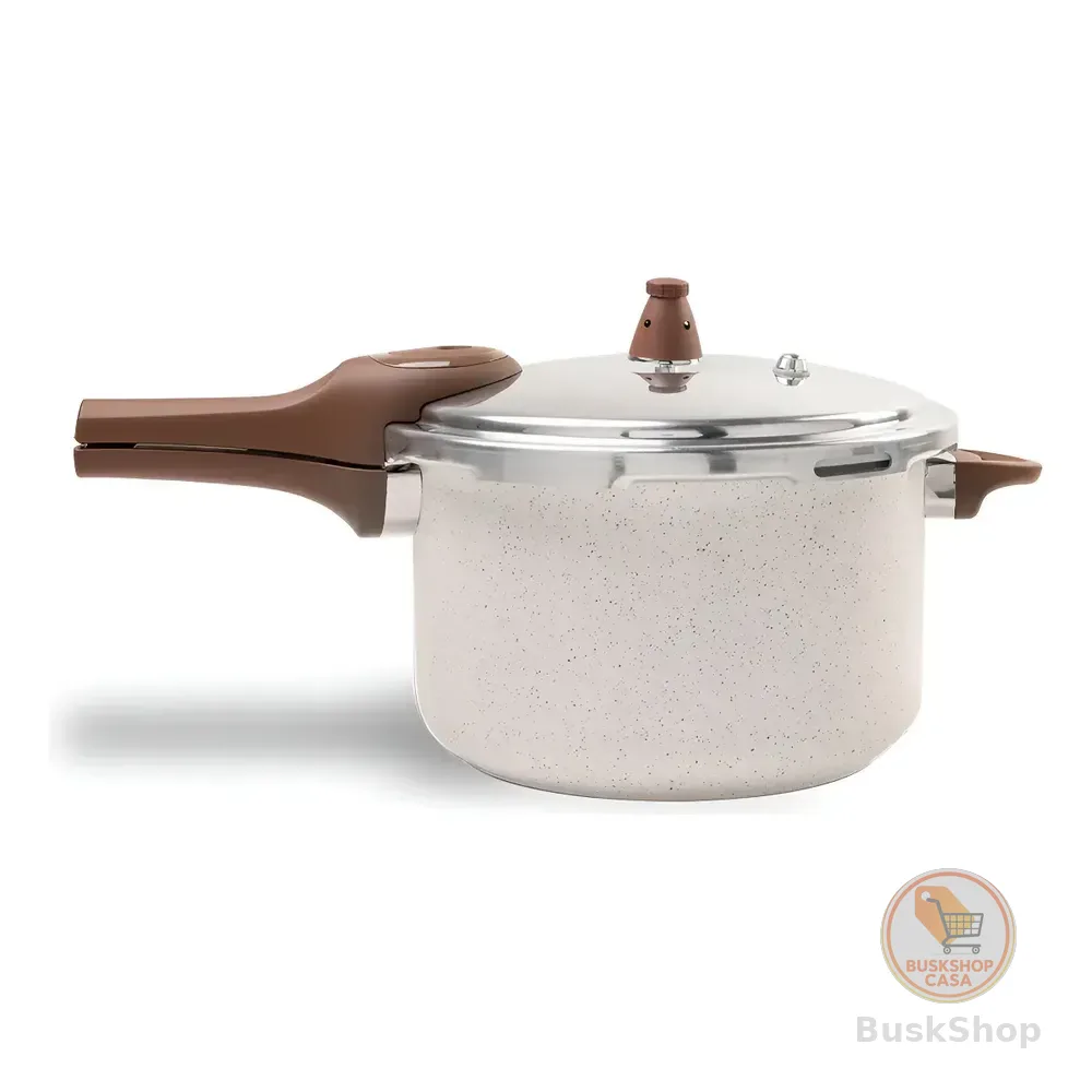 Panela Pressao Brinox 4952/103 Ceramic Pressure Indução 6,8l Vanilla