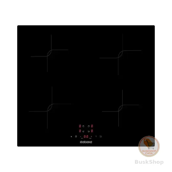 Cooktop De Indução Itatiaia 4 Bocas Vidro Master Preto 220v