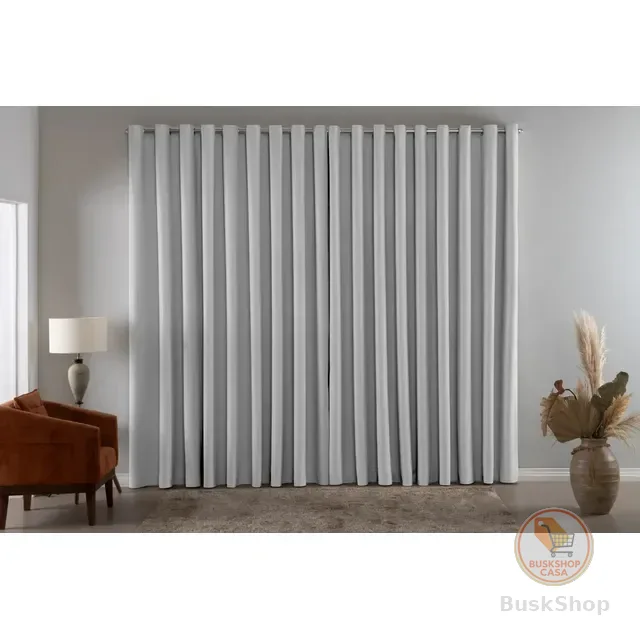 Cortina Blackout 3x2,5 Escurece Retém O Calor 100%