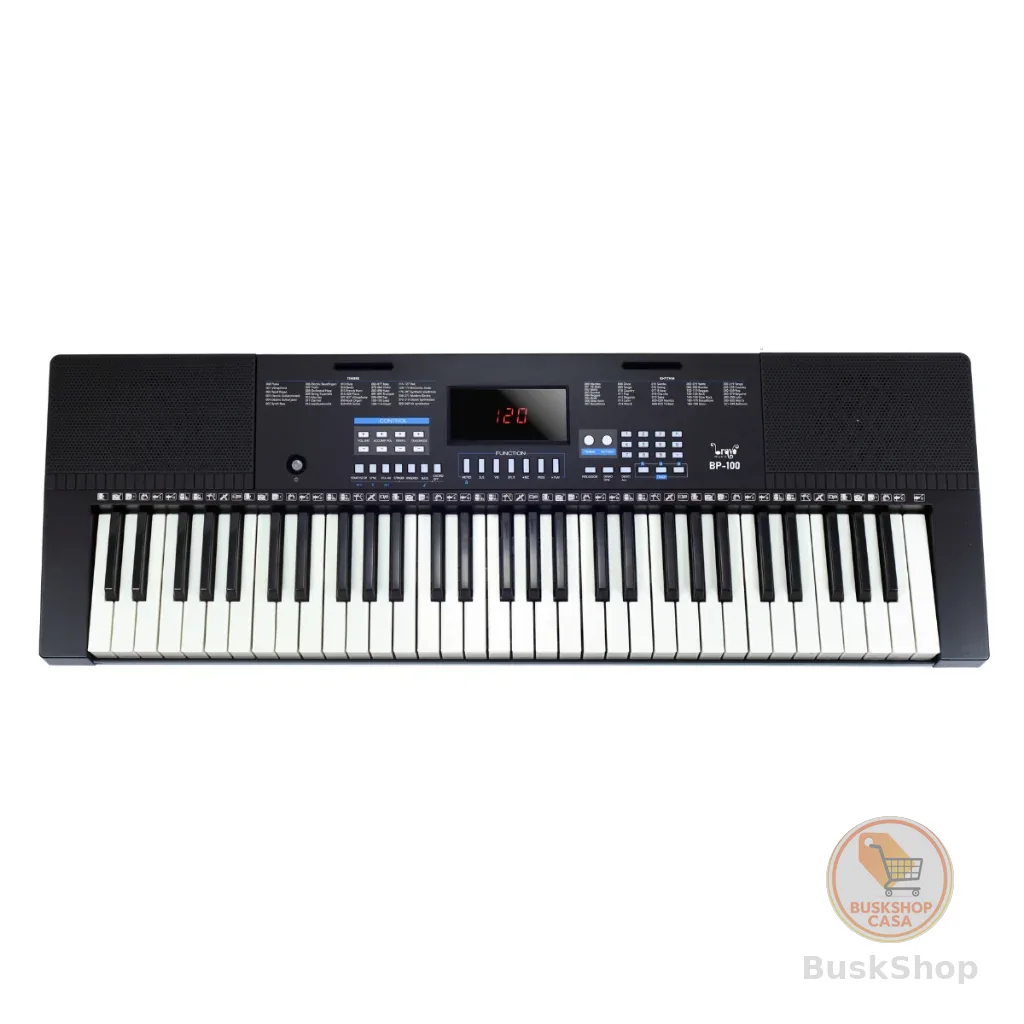 Teclado Musical Iniciante Estudante 5/8 Bravo Bp100 61 Teclas