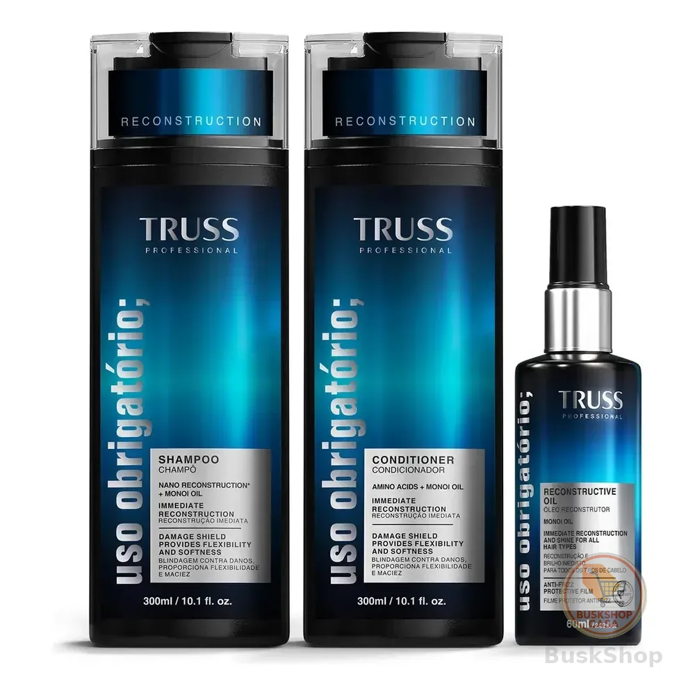 Kit Truss Uso Obrigatório Reconstruction Oil (3 Produtos)