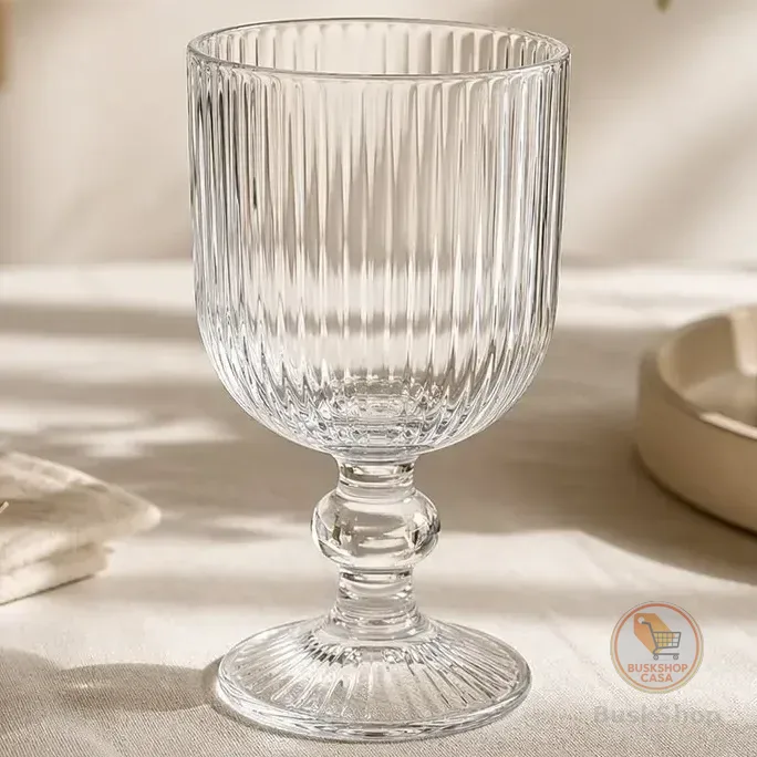 Conjunto 6 Taças Luxo Vidro Versalhes - 260ml Transparente
