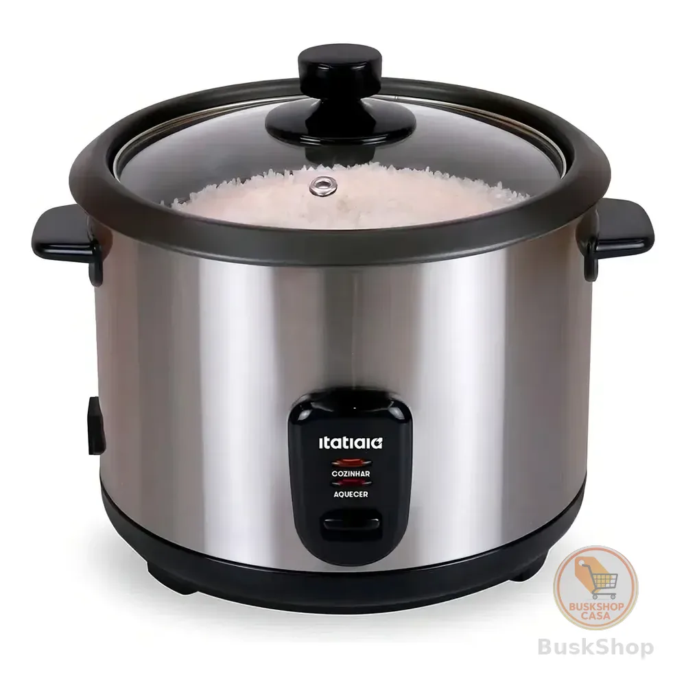 Panela De Arroz Elétrica 8 Xícaras Midi - Itatiaia Preto 127v