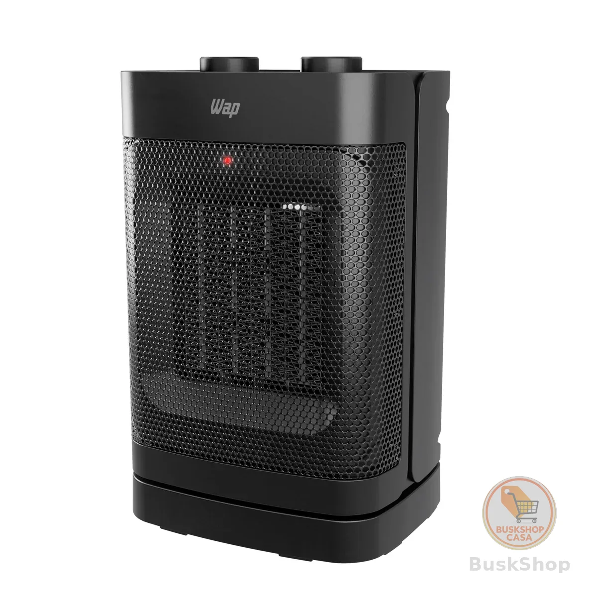 WAP Aquecedor de Ar Elétrico Portátil AIR HEAT CERAMIC, 3 em 1, com 2 Níveis de Aquecimento e Oscilação, 1500W 220V