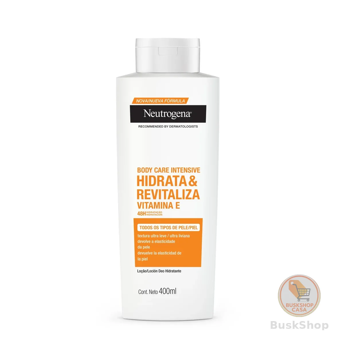 Neutrogena Hidratante Corporal Body Care Intensive Hidrata & Revitaliza, 400ml