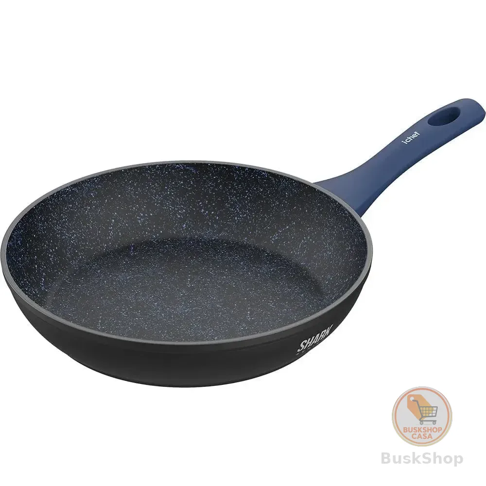 Panela Antiaderente Polishop Shark Series Home 24cm Ichef Azul