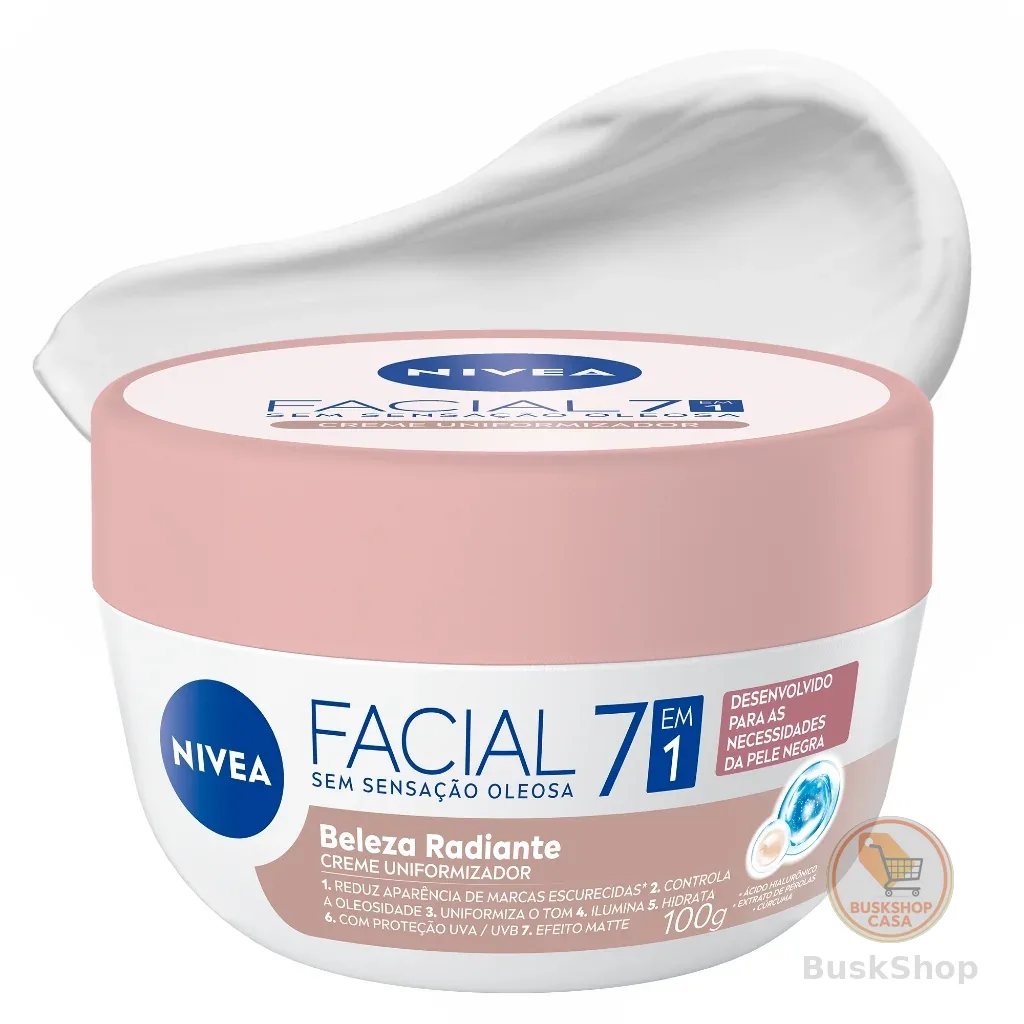 NIVEA Hidratante Facial Beleza Radiante 7 em 1 100g