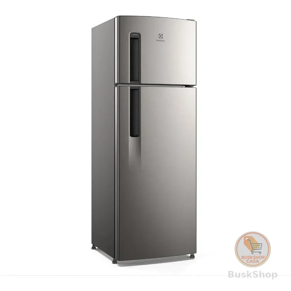 Geladeira Electrolux Frost Free 320l Duplex Inox Look Tf38s Cinza 220v