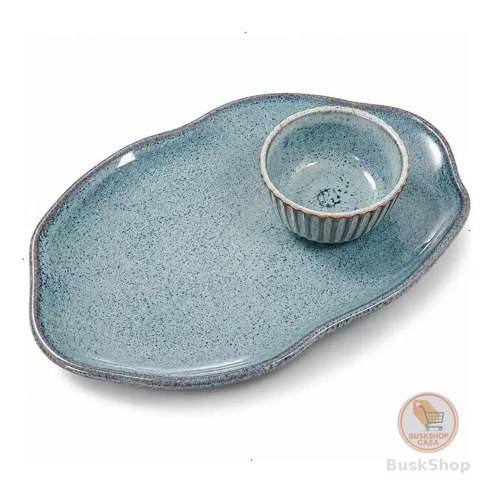 Travessa Breeze Ramequim Petisqueira - 1a Linha Porto Brasil Azul-claro