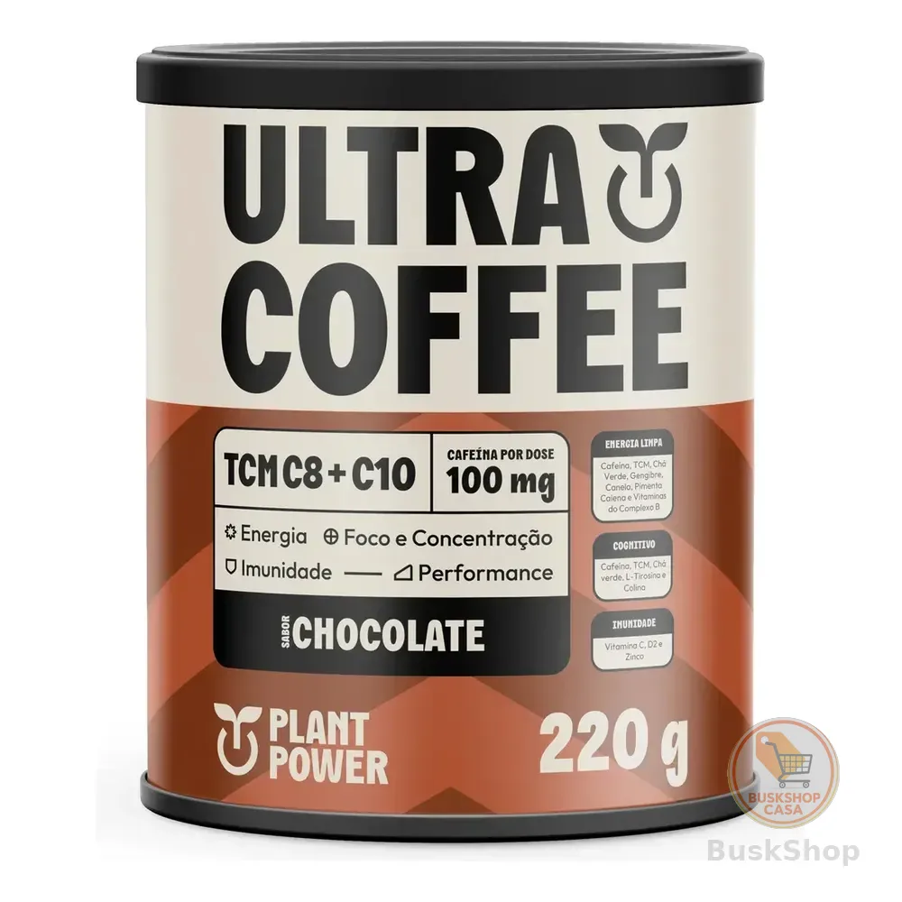 Suplemento Ultracoffee Chocolate Plant Power 220g