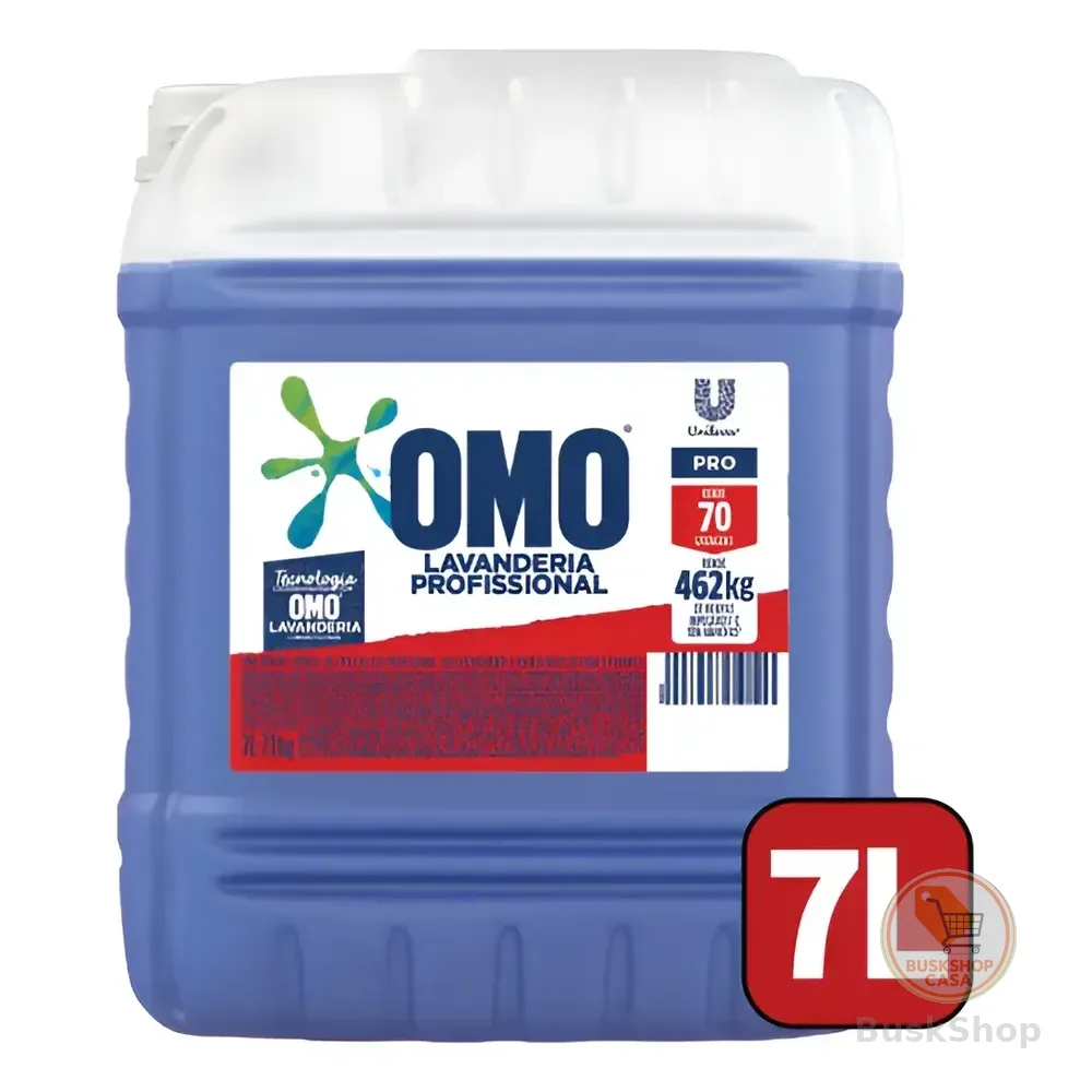 Lava Roupas Omo Sabão Liquido Lavagem Perfeita 7l