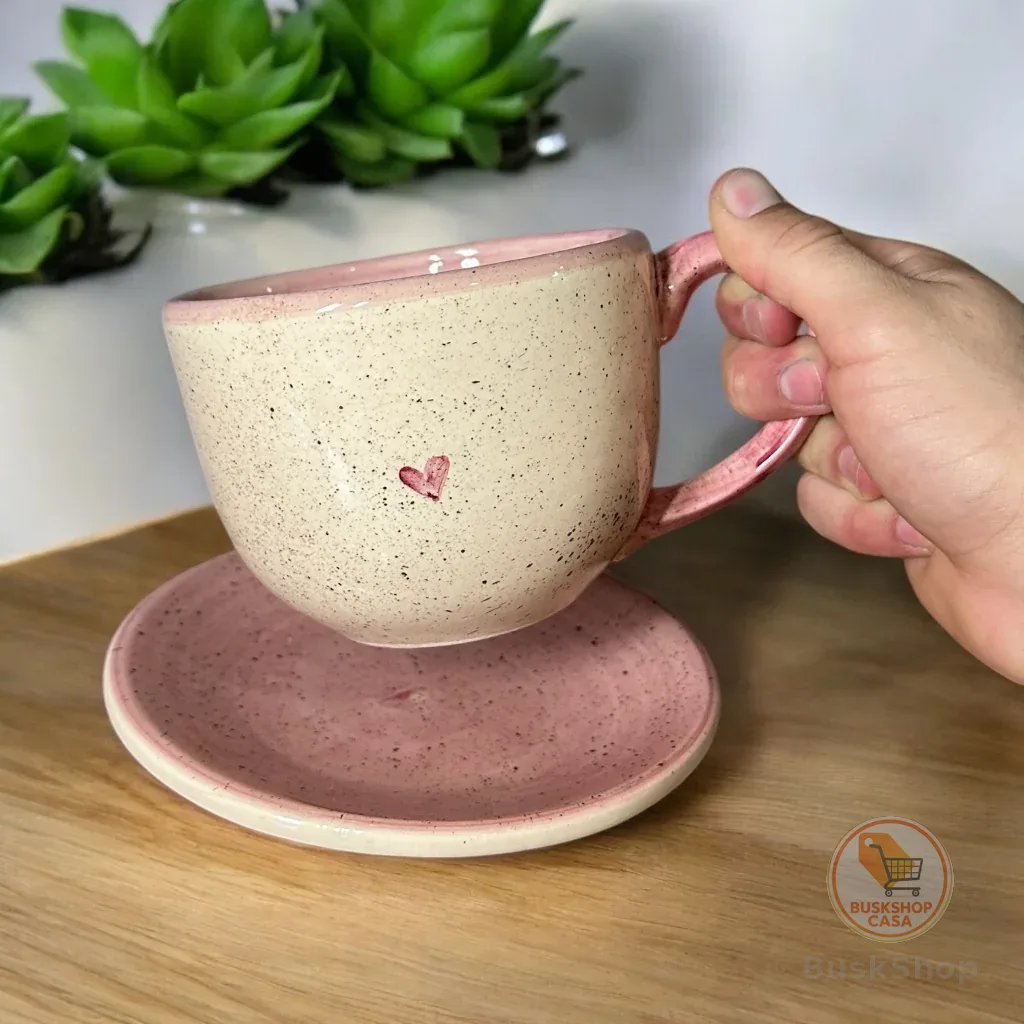 Xícara de Consumê Para Caldo e Sopa 700ml Feito de Cerâmica