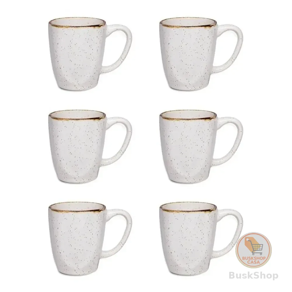 Conjunto De 6 Uni 260ml Ryo Maresia Branco