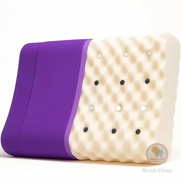 Travesseiro Para Ronco Dor Cervical Postura Apneia do Sono Magnético Pastilhas IVL