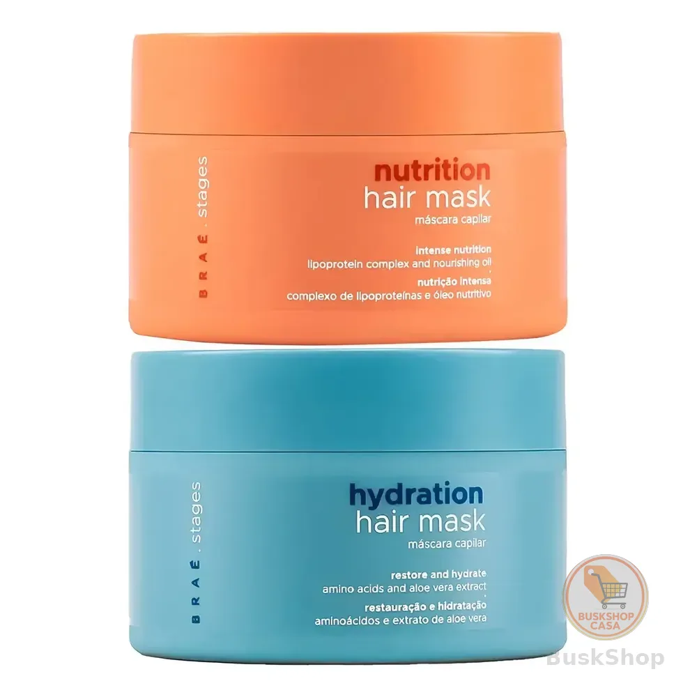 Máscaras De Tratamento Nutrição + Hidratação Stages - Braé