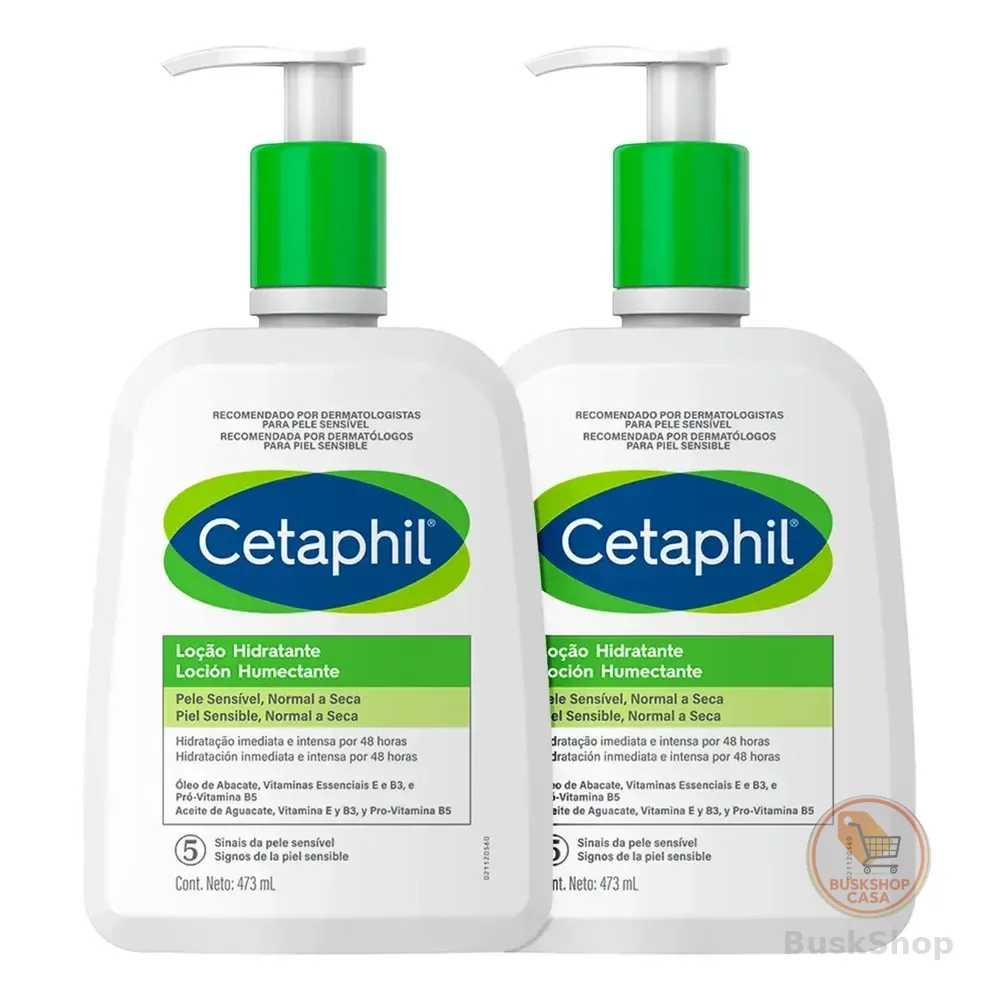 Emulsão Para Corpo Cetaphil Intensivo En Dispensador De 473ml/400g Neutra - Kit X 2 Unidades