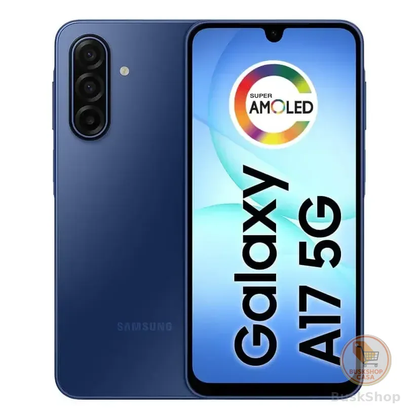 Celular Samsung Galaxy A17 5g Com Ia, 256gb, 8gb Ram, Câm De 50mp, Tela De 6.7 , Nfc, Ip54 - Azul