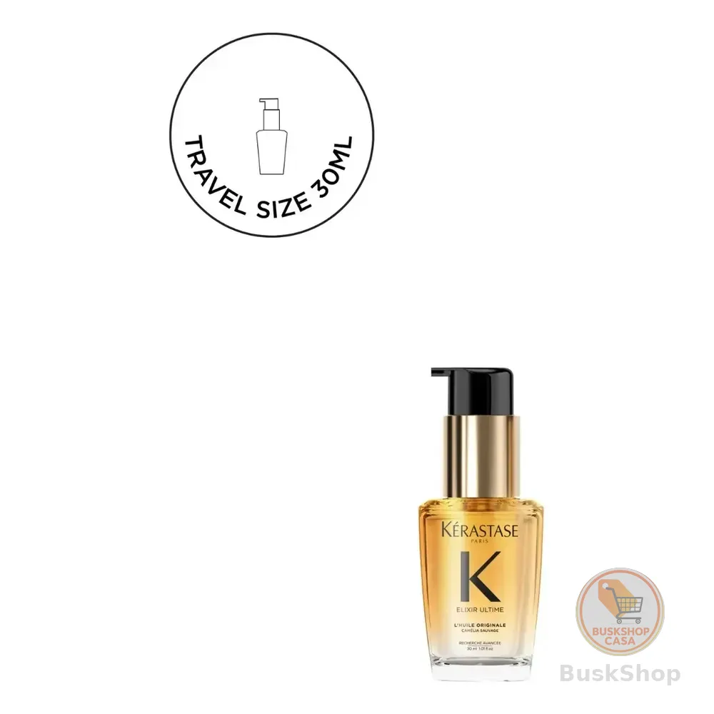 Kérastase Elixir Ultime Lhuile Originale Óleo Capilar De Nutrição Profunda, Brilho Intenso E Termoproteção | 30 Ml |