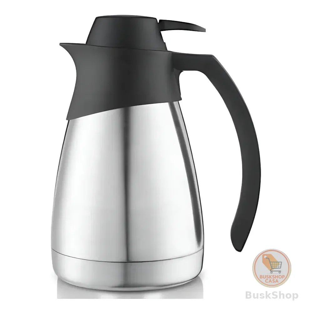 Bule Termico Acolher 100% Inox 500ml Sanremo Garrafa Térmica Café Chá Leite Sr1040 Prateado