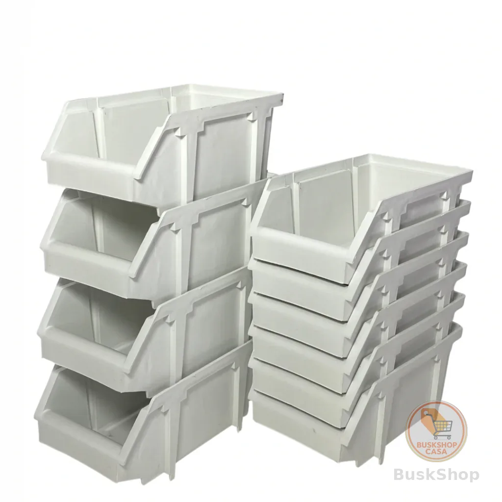 Kit 10 Caixa Gaveta Plástica Organizadora Bin Nº3 Plus