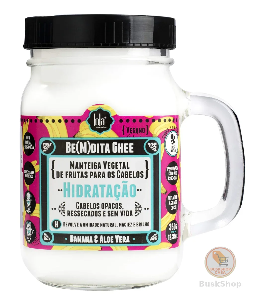 Bemdita Ghee Hidratação Banana 350g , Lola Cosmetics