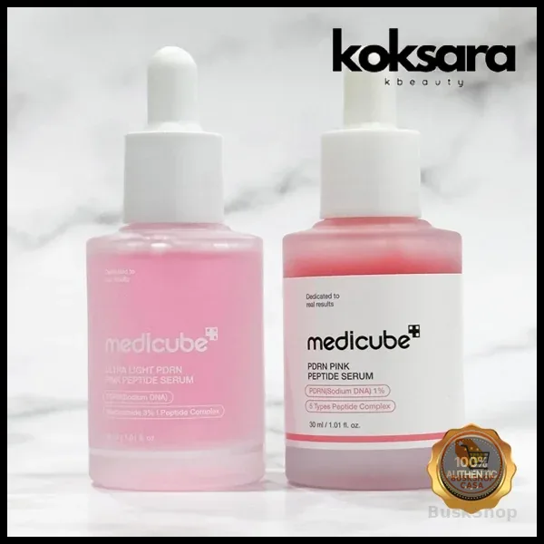 Medicube Salmon PDRN Pink Ampoule / Ultralight PDRN Pink Peptide Ampoule 30ml 2 Types