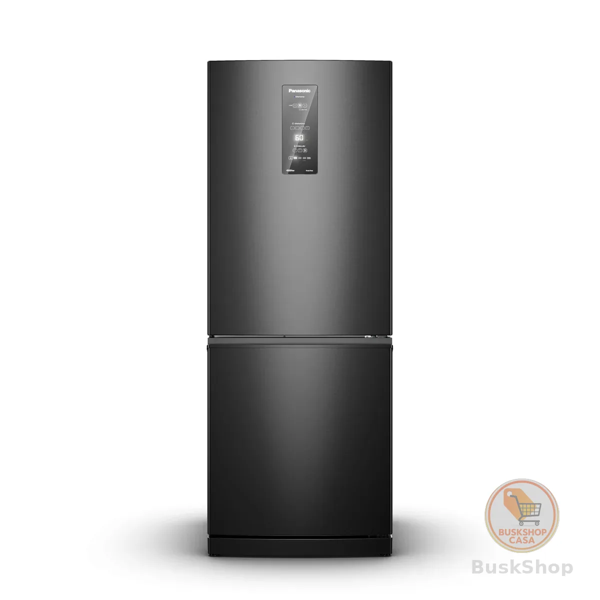 Geladeira Panasonic Inverter/Inverse 460L Black Inox (BB64)