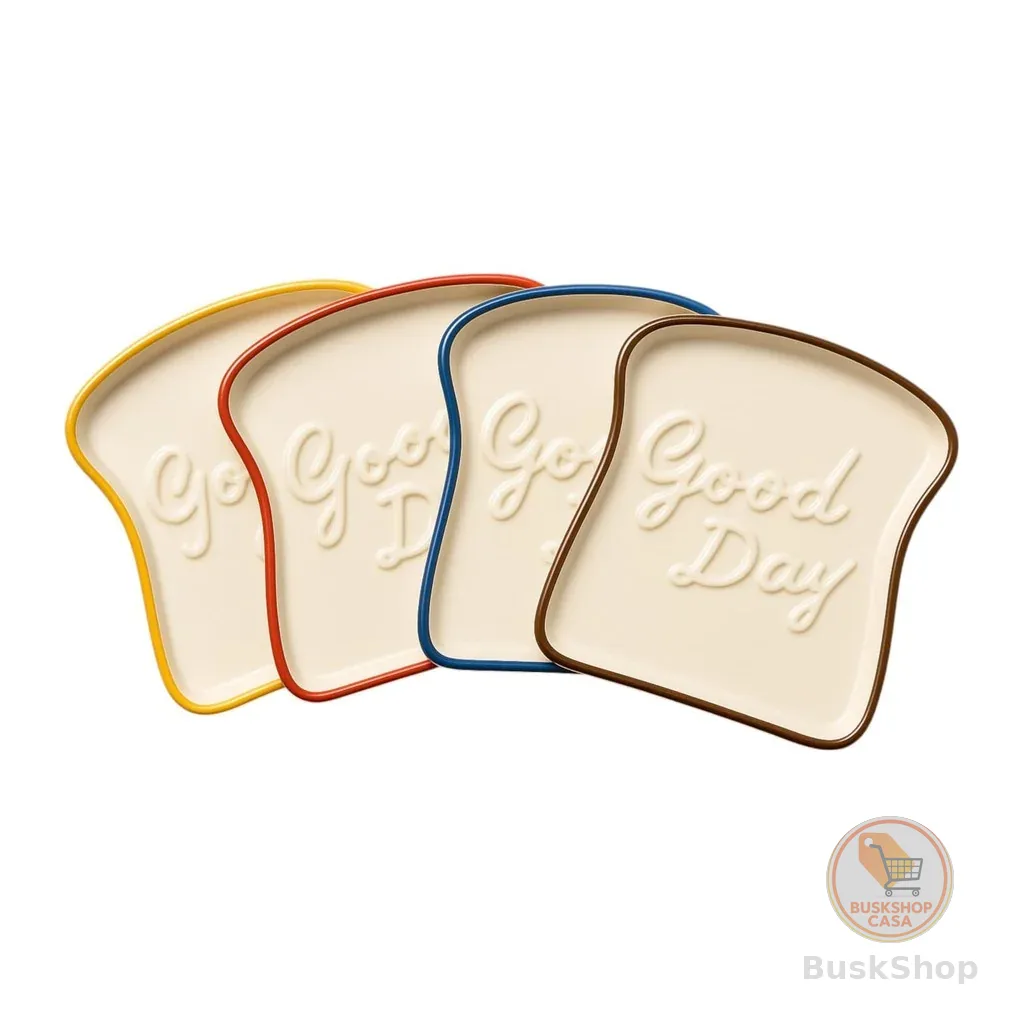 Prato em formato de Pão de Porcelana 18cm
