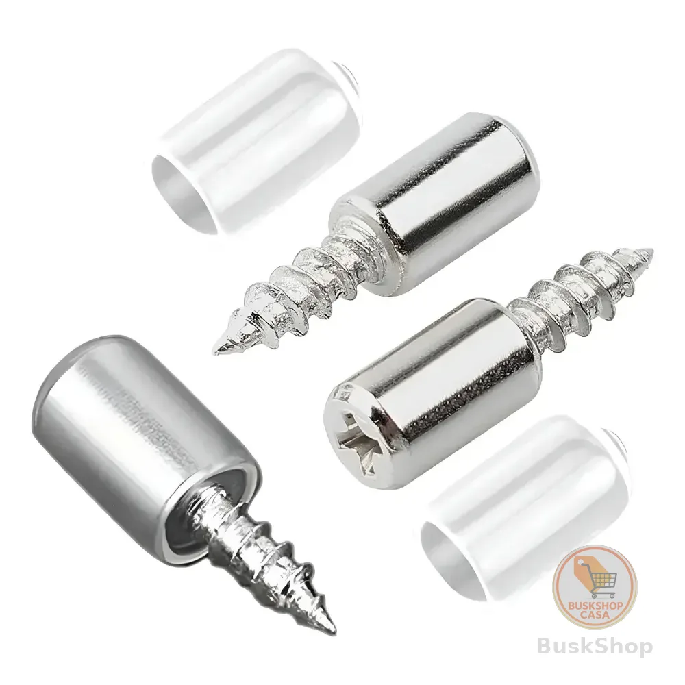 Kit 120 Pinos Suporte Para Prateleira Com Parafuso E Manga