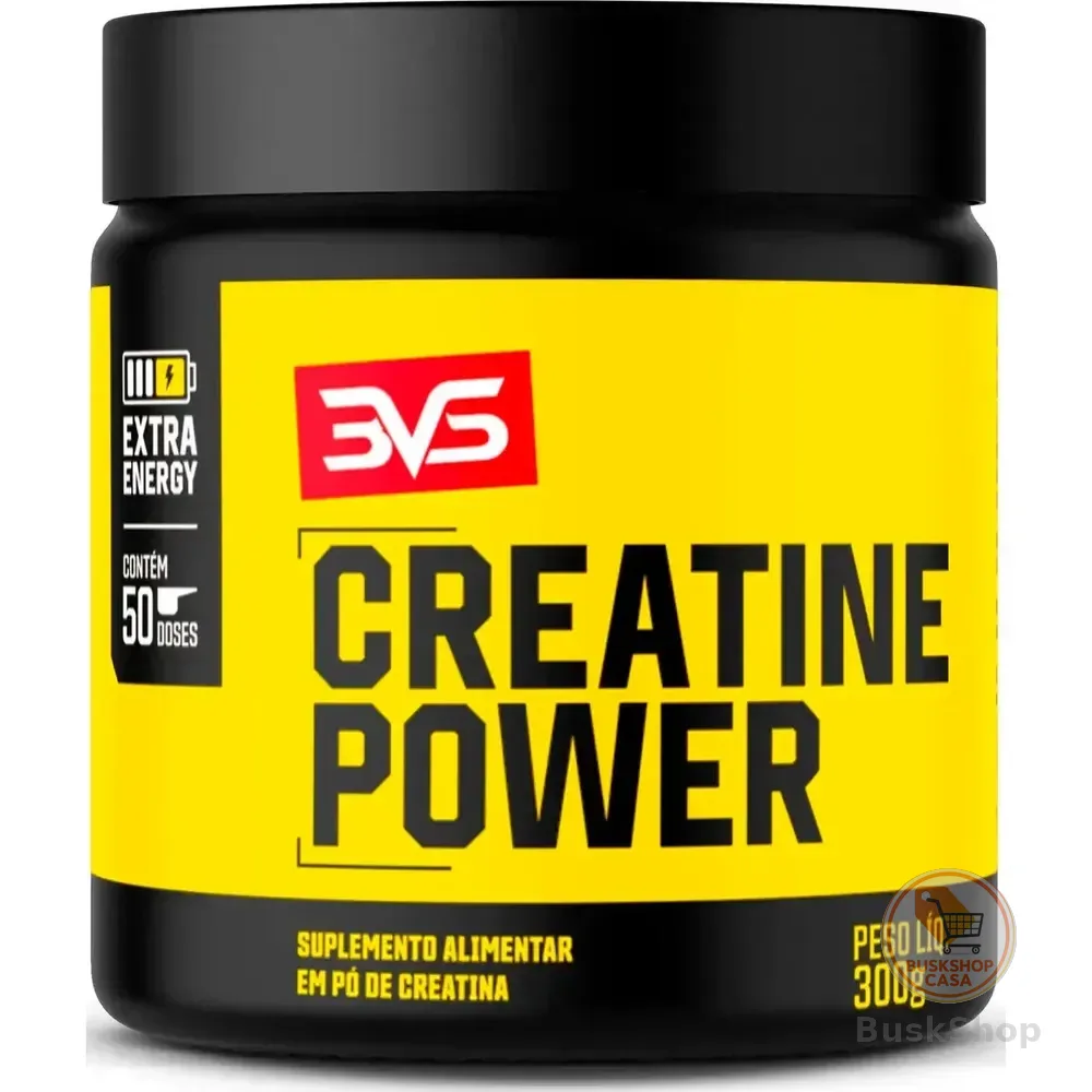 Creatina Monohidratada Power Extra Energy - 300g - 3vs Nutrition Sem Sabor