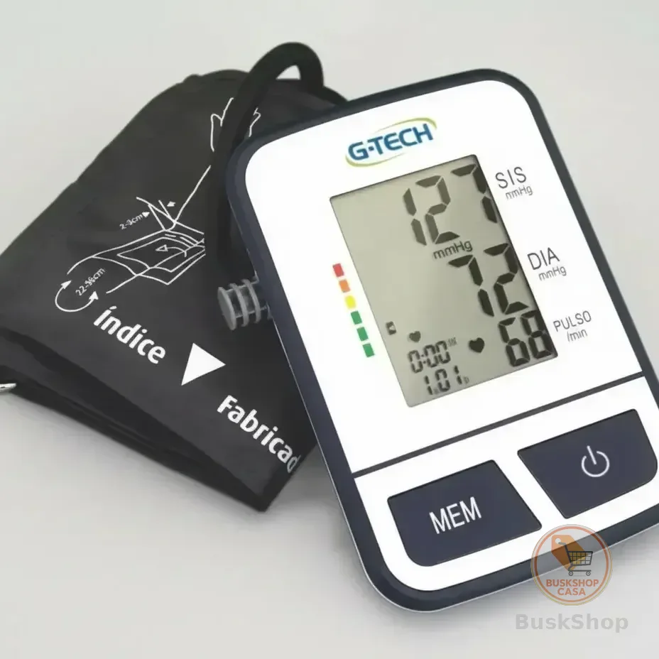 Aparelho Medidor De Pressão Digital De Braço Bsp11 G-tech Branco