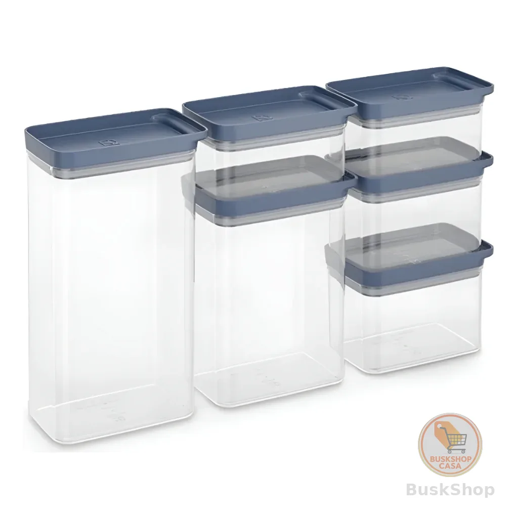 Conjunto De Potes Herméticos Organizadores Electrolux 6 Un