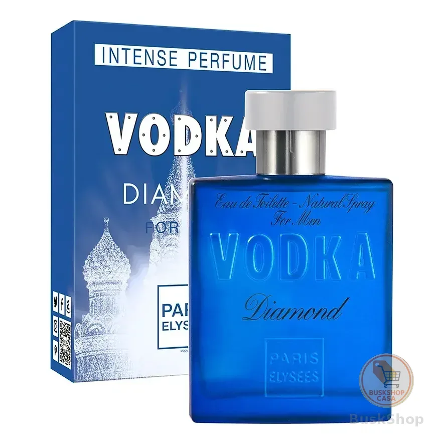 Perfume Vodka Diamond Paris Elysees Masculino Intense 100ml