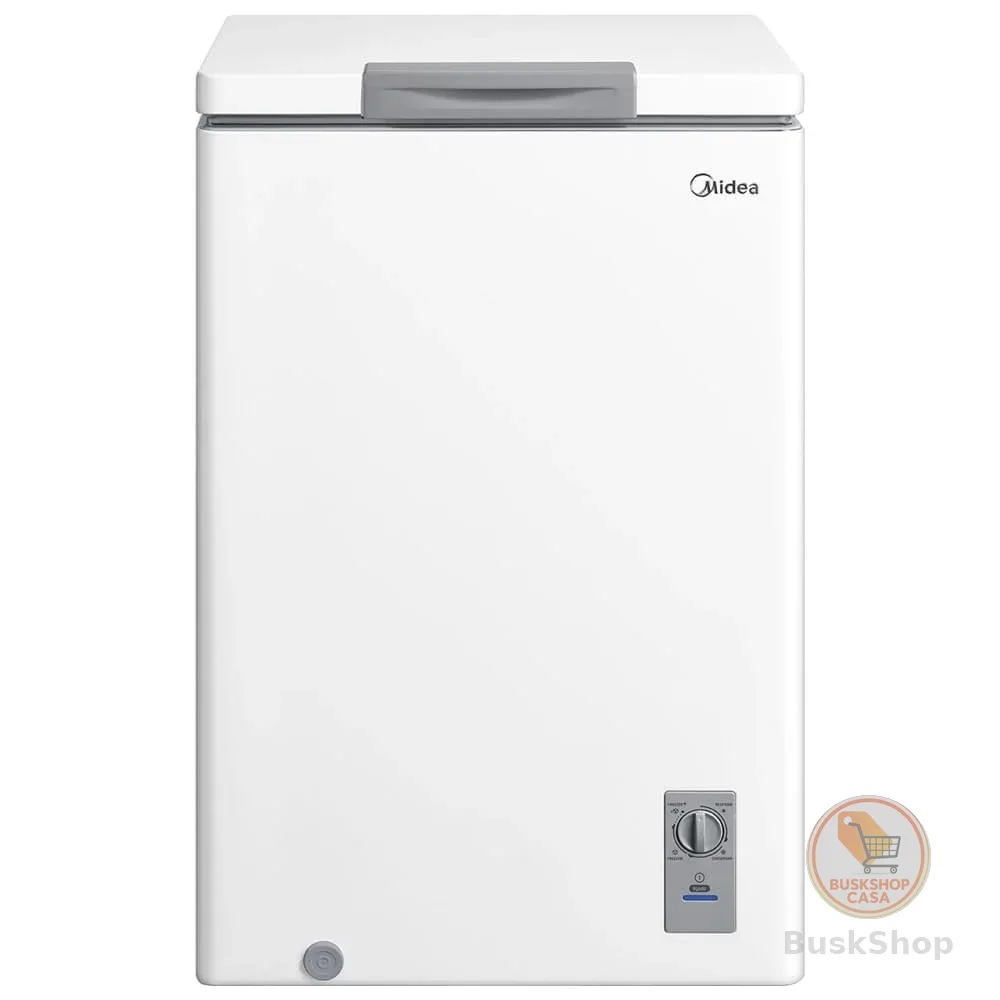 Freezer Horizontal 100L Inverter Bivolt Branco Midea