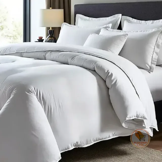 Edredom Queen Percal 400 Fios Super Casal Hotel Size Macio