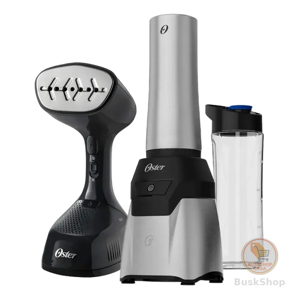 Kit Blender Power Inox E Passadeira A Vapor Oster Oster