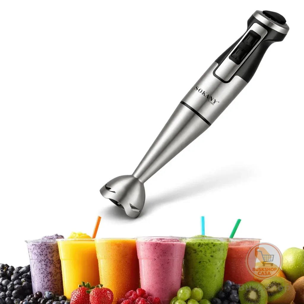 Mixer Portátil De Imersão Inox 1000w Alta Potência Eficiente