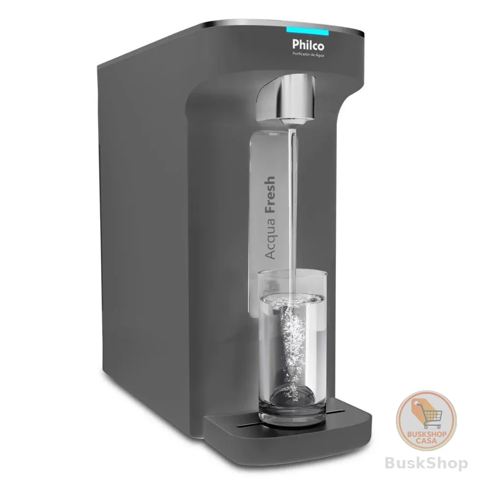 Purificador de Água Natural e Gelada Philco Ppu12c Cinza Bivolt