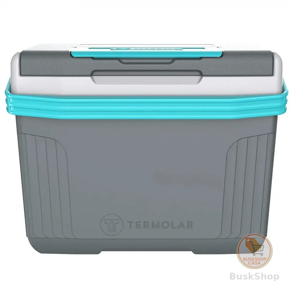 Caixa Cooler Térmico Pequeno 8 Litros Cinza ou Rosa Cabe Ate 12 Latas Termolar