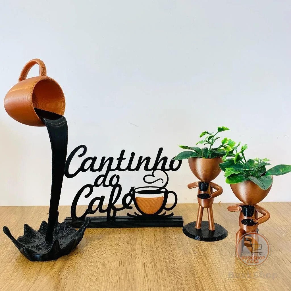 Cantinho do café com plantas linda decoração