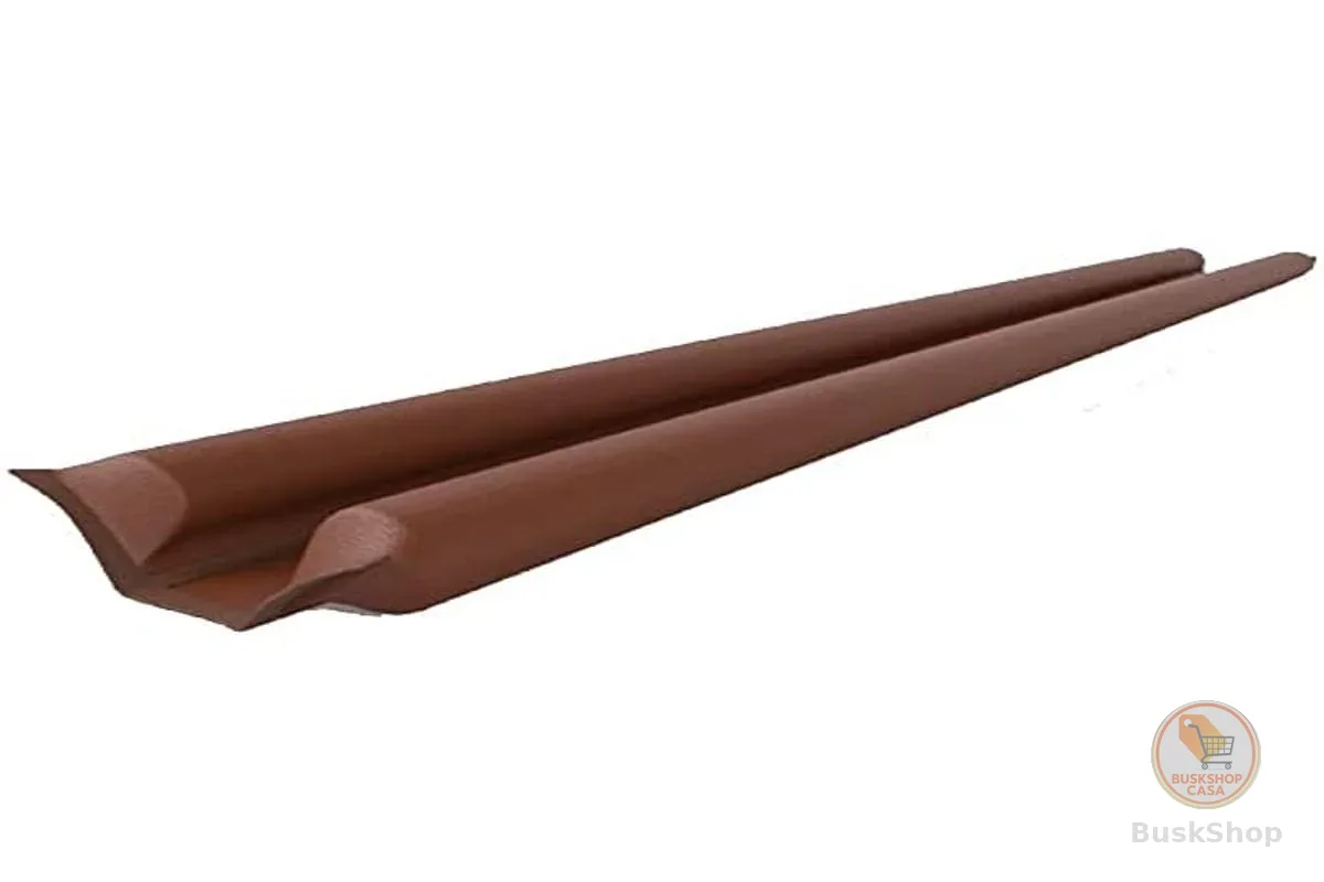 Veda Porta Rolinho em Couro Sintético – Isolamento Térmico, Acústico, Protege Contra Insetos e Luz – Marron 80cm - Comfort Door
