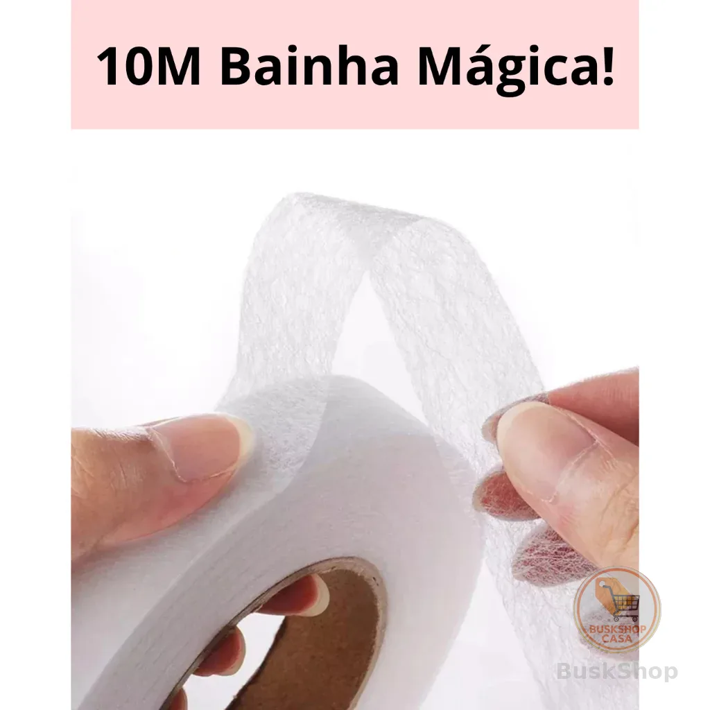 Bainha Mágica Instantanea Dupla Face (Fita Termocolante) 10 Metros