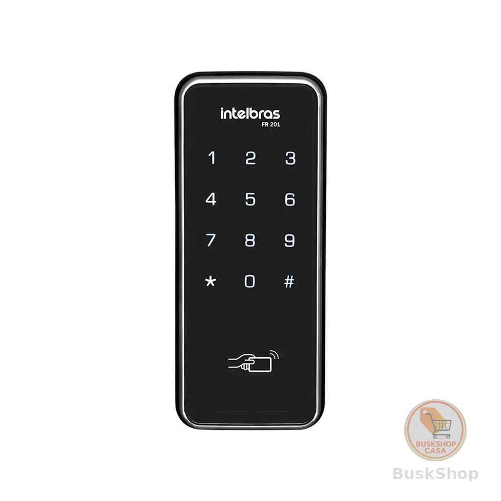 Fechadura Digital de Sobrepor FR 201 Preta Intelbras