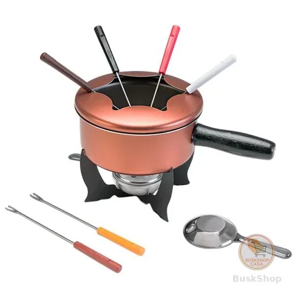 Conjunto para Fondue Brinox 10 Peças 16cm 1,25 Litros Aço Inox