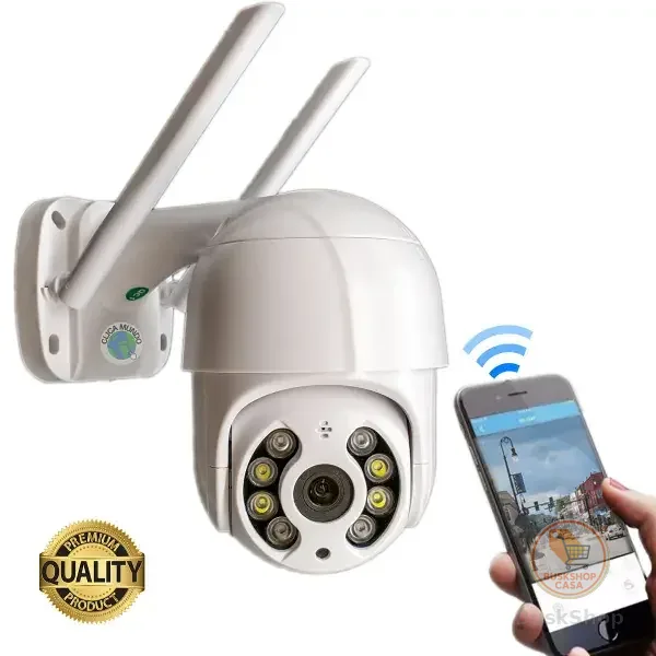 Câmera Externa Ip Prova D'água Infravermelho Externa Wifi Hd