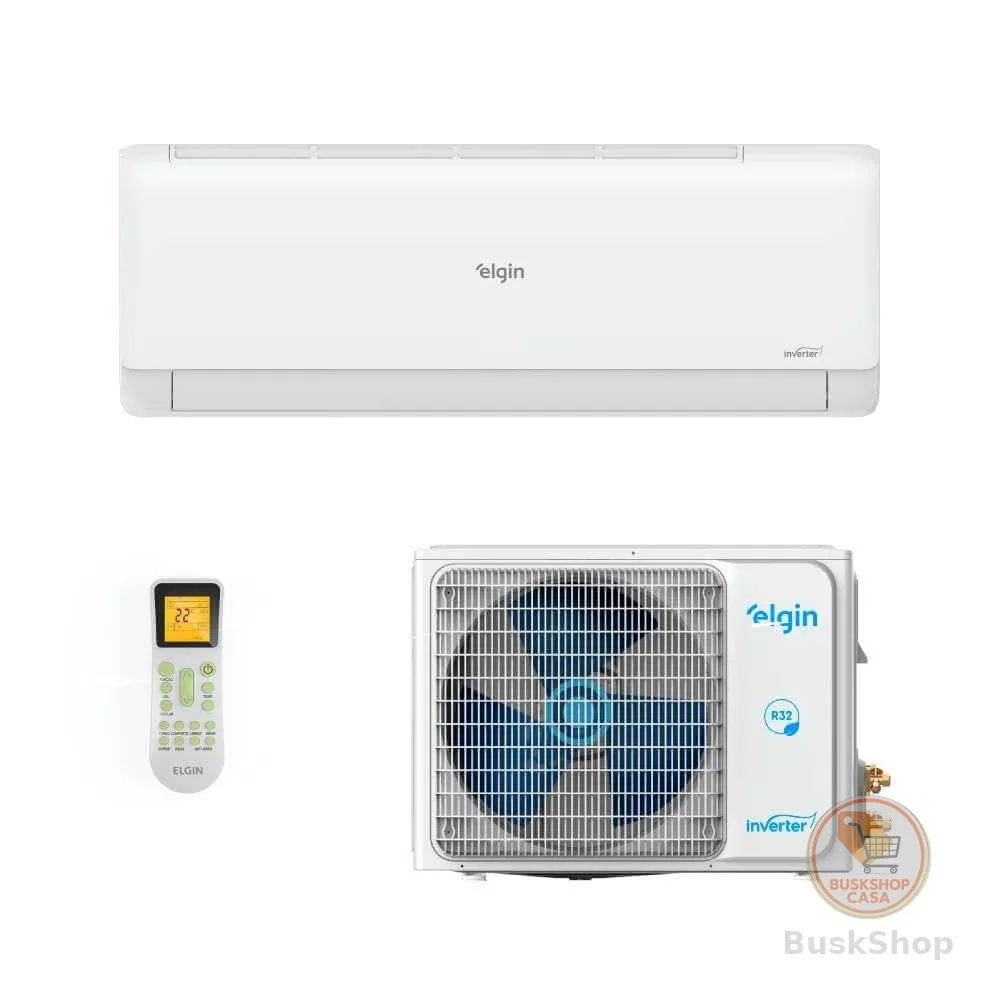 Ar Condicionado Split Hi Wall Inverter Elgin 24000 Btus Quente e Frio Eco Inverter Ii Wi-fi C 220v