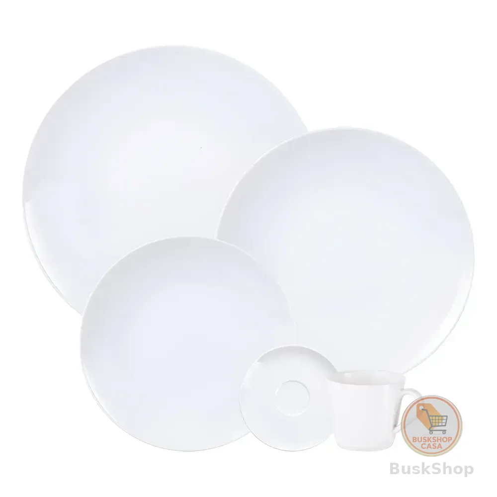 Aparelho De Jantar Tramontina Leonora Em Porcelana 20 Peças