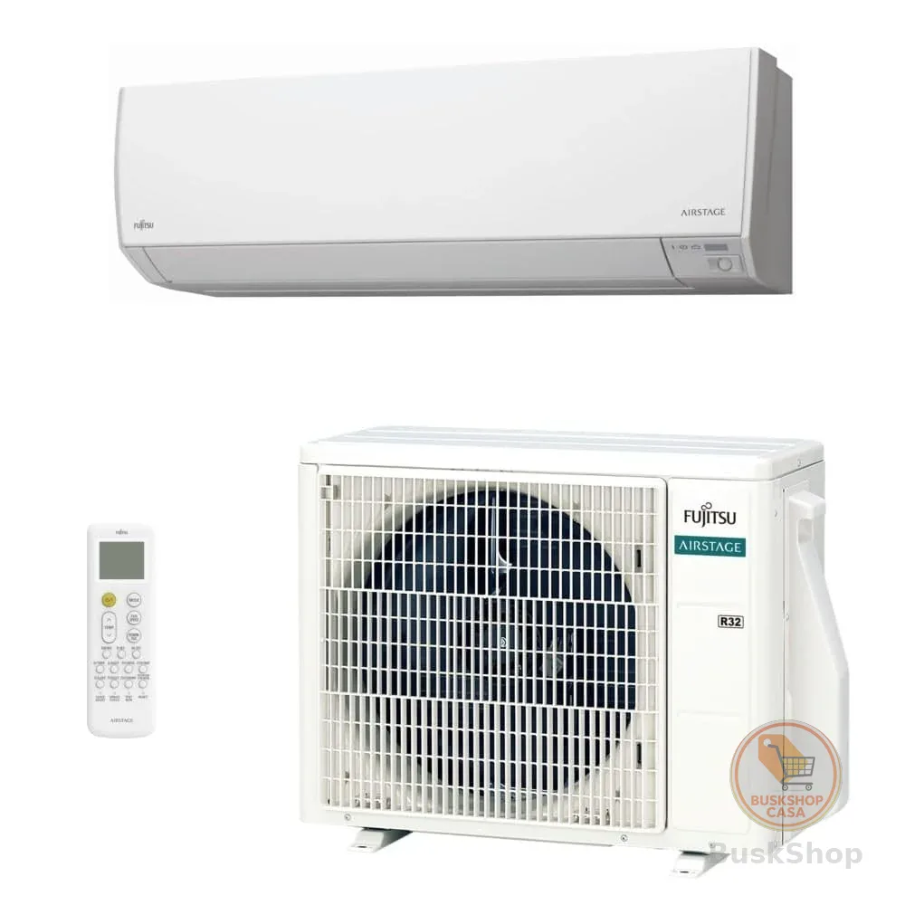Ar-condicionado Split HW Inverter Fujitsu Airstage Premium 12.000 BTUs R-32 Frio